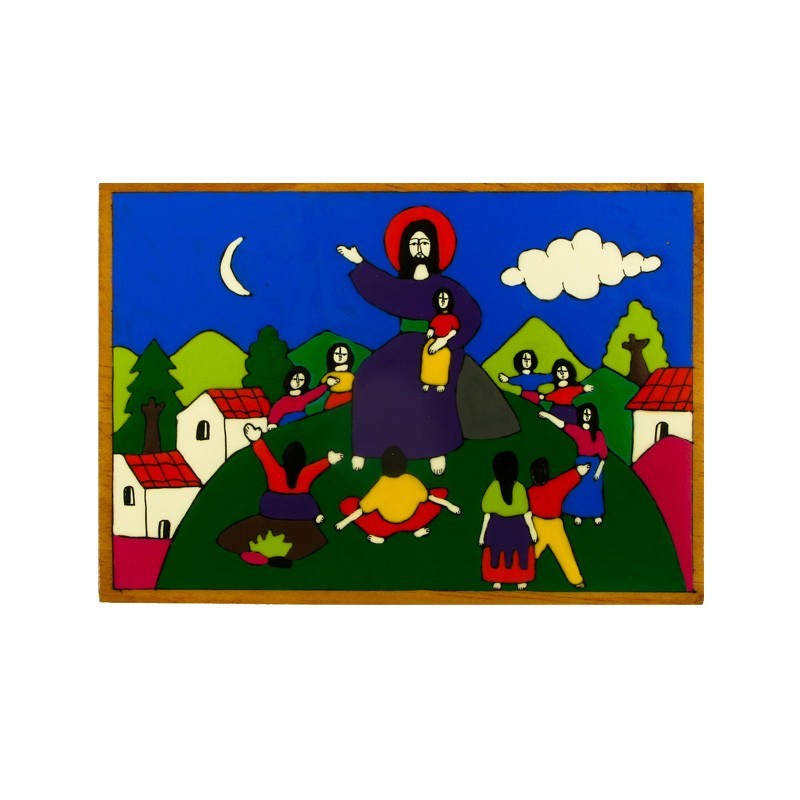 Christ with the Children Wall Plaque