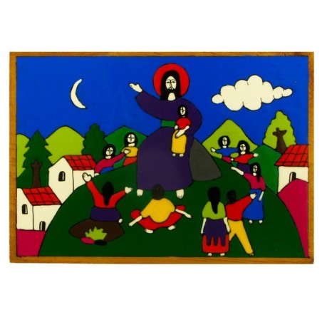 Christ with the Children Wall Plaque