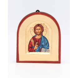 30/271.Wood Icon of Jesus...