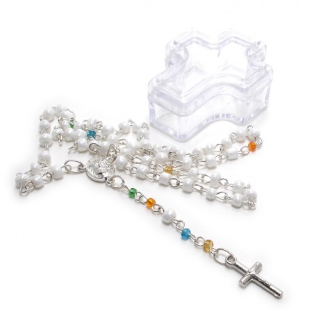 Mini Rosary in Cross Gift case. 207/11