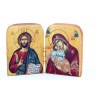 4/271.Small Diptych Icon of Our Lady and Christ.