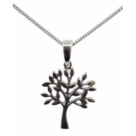 Sterling Silver Tree of Life and Necklet. 3/253.