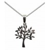 Sterling Silver Tree of Life and Necklet. 3/253.