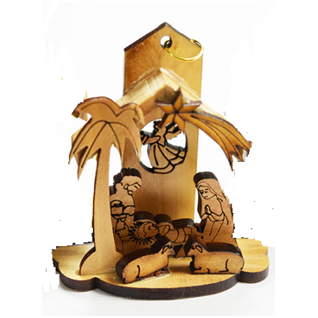 Olive Wood Nativity. 84/292-2.
