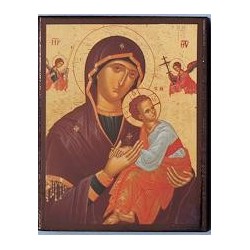 Wood Icon of Our Lady and Child