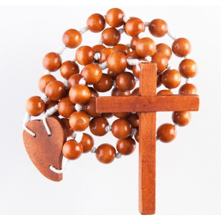 Large Wood Rosary Beads. 132/3