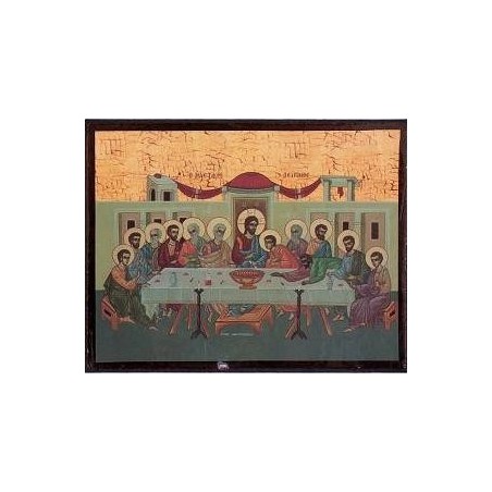 Wood Icon of The Last Supper