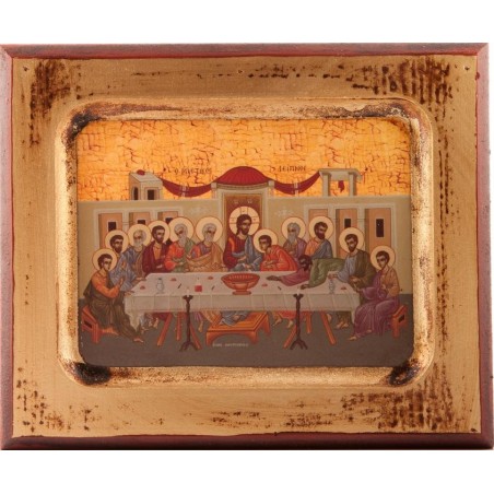 Wood Icon of The Last Supper