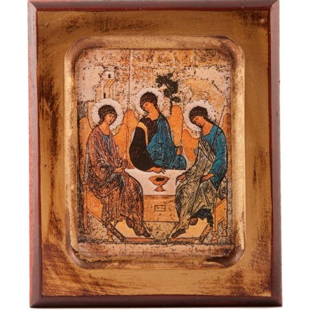 Wood Icon of The Holy Trinity
