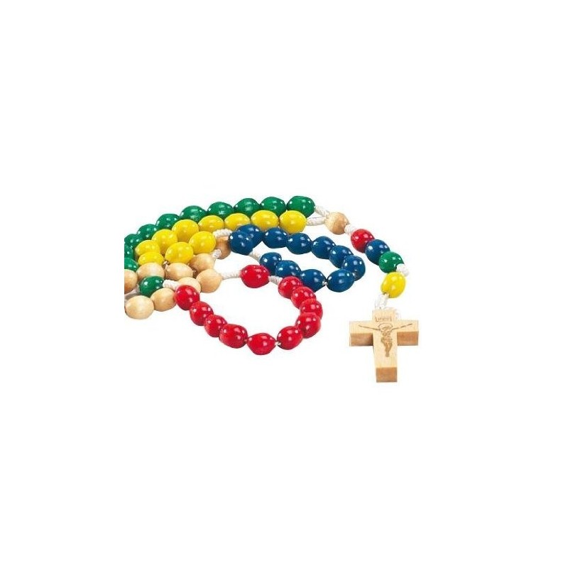 Wood Missionary Rosary Bead. 115/46.