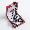 Wood Double Wired Rosary. 173/6 Black.
