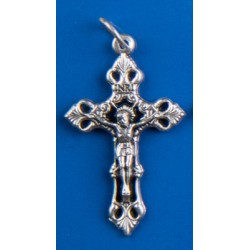 Silver plated Crucifix. 225/87.
