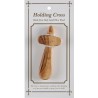Olive Wood Holding Cross. 2/292.