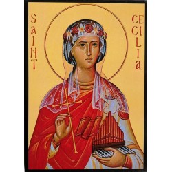 8/61.Icon of Saint Cecilia.