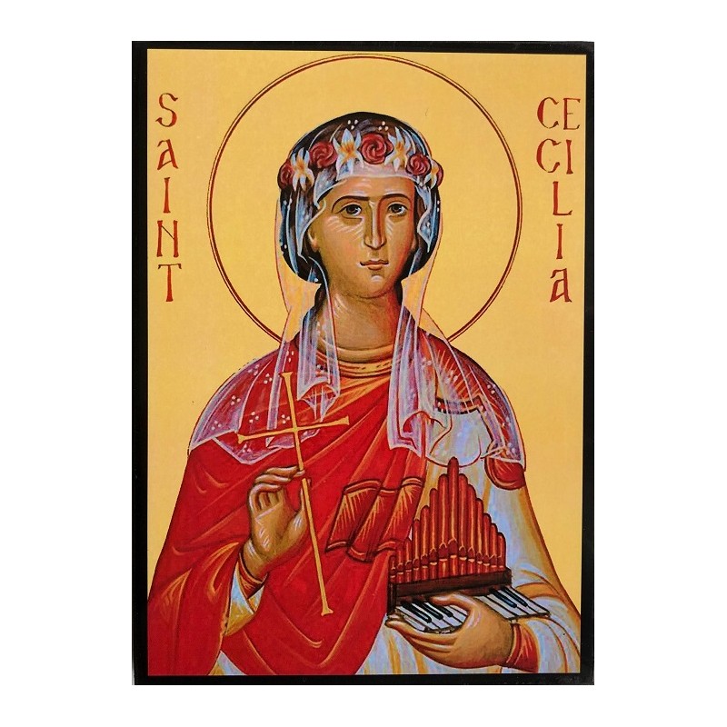 Icon of St. Cecilia. 8/61.