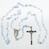 Blue Crystal Rosary Beads. 414/40.