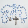 Blue Rosary Beads. Traditional Catholic Rosary Beads