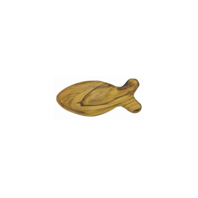 Olive Wood Fish Emblem. 75/292.