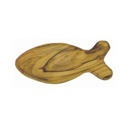 Olive Wood Fish Emblem. 75/292.