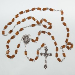 Brown Wood  Rosary Bead....