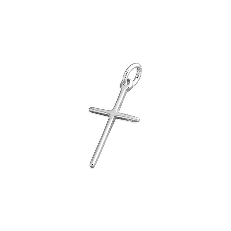 Sterling Silver Cross and Necklet. 1/253.