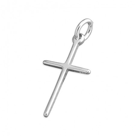 Sterling Silver Cross and Necklet. 1/253.