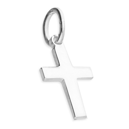 Sterling Silver Cross and Necklet. 5/253.