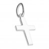 Sterling Silver Cross and Necklet. 5/253.