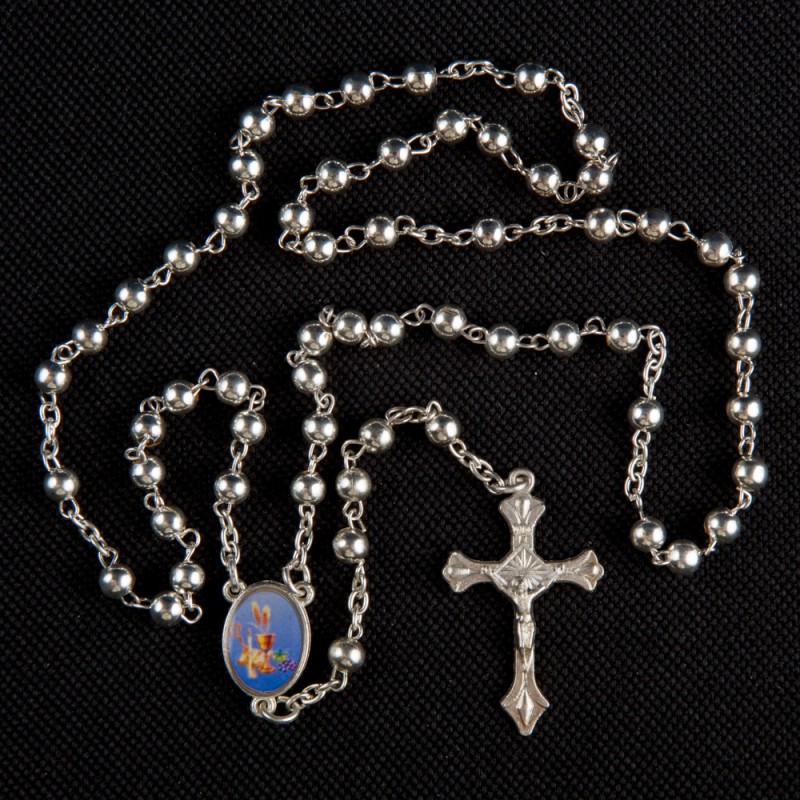Metal Holy Communion Rosary Bead. 262/10 Comm.