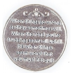'Don't Quit' Prayer Token. 20/287.