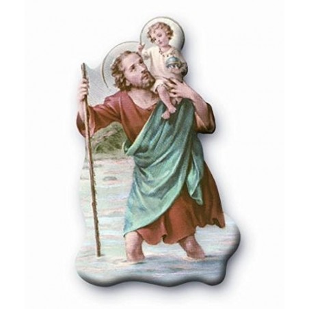 St Christopher Magnetic Plaque
