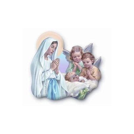Our Lady/Angels Magnetic Plaque