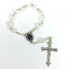 Clear Crystal One Decade Rosary .702/3.