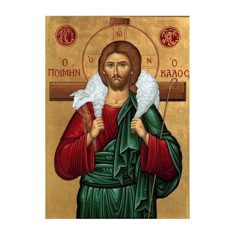 8/61.Icon of Christ the Good Shepherd.