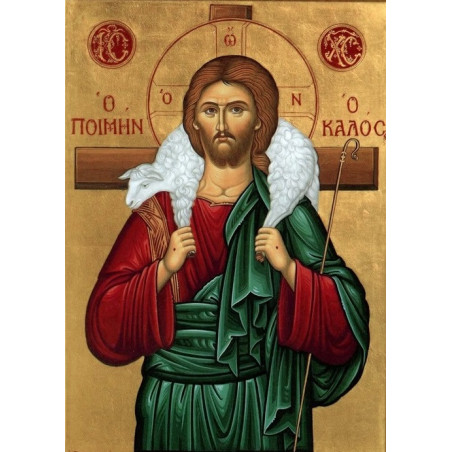 8/61.Icon of Christ the Good Shepherd.