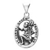 Sterling Silver St Christopher and Necklet .24/253P.