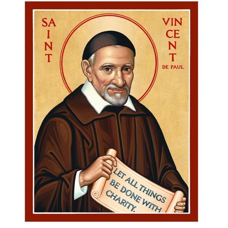 8/61.Icon of Saint Vincent de Paul.