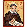 8/61.Icon of Saint Vincent de Paul.