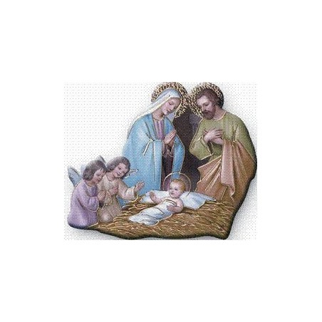 Crib Scene Magnetic Plaque