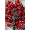 Boxed Red Rosary. 383/10.
