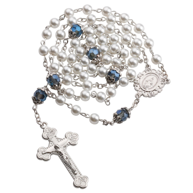 White Pearl Rosary. 423/11.