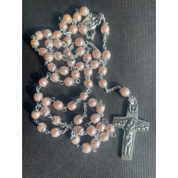 Pink Pearl Rosary Bead....