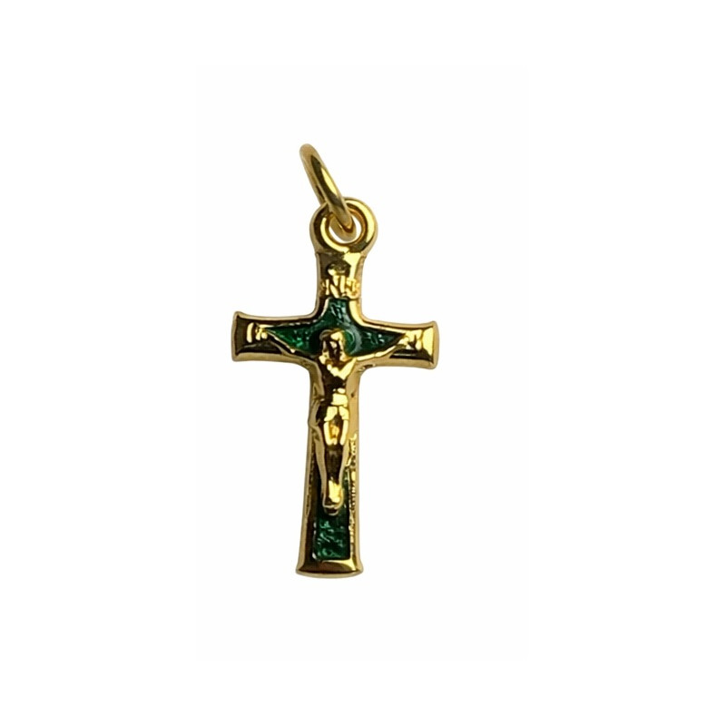 Green Enamelled Cross. 229/87.