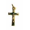 Green Enamelled Cross. 229/87.