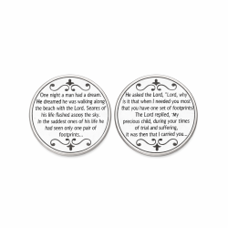 Footprints Prayer Token....