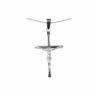 Sterling Silver Crucifix  and Necklet. 8/195.