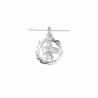 Sterling Silver St Christopher and Necklet . 6/253.