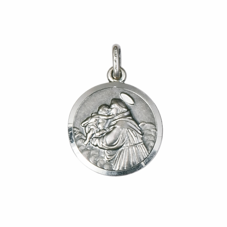 Sterling Silver St Anthony Medal and Chain. 1081/8P.