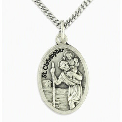 St Christopher Pendant. 660/6P