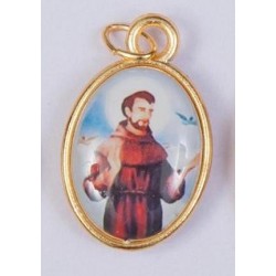 Colour Saint Francis of Assisi Medal